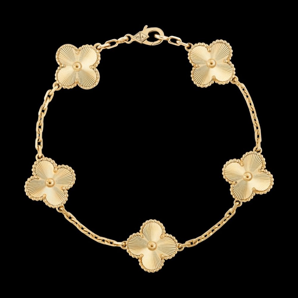 Van Cleef & Arpels Alhambra bracelet, 5 motifs